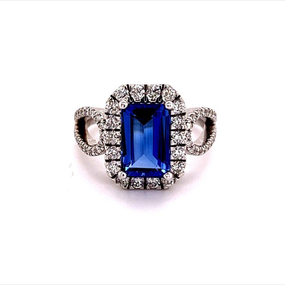 Natural Tanzanite Diamond Ring 14k Gold 5.08 TCW 5.52g Certified $5,950 215423